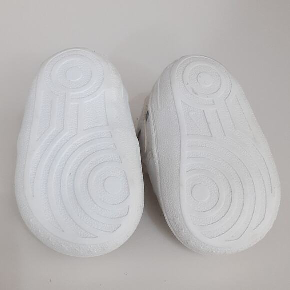 Nike Air Force 1 Baby Crib Shoes White Booties Baby 1C Slip On Basketball Shoes - Picture 6 of 7